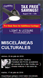 Mobile Screenshot of miscelaneasculturales.com